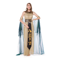 Costume de pharaon égyptien pour adultes, vente en gros d'usine, robes de carnaval pour vêtements de télévision, vêtements OEM/ODM