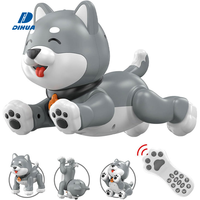 Jouet robot chien interactif avec musique dansante, capteur tactile, sons d'animaux, télécommande infrarouge, robot chien programmable pour enfants