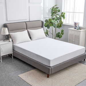 Funda protectora de colchón impermeable para sábanas de rizo de bambú hipoalergénicas de primera calidad de proveedor OEM - Product Image 1