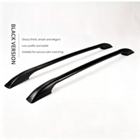 Nouveau produit : Barre de toit latérale en alliage d'aluminium, montage sans perçage, ajustement universel, accessoires de modification automobile pour véhicules SUV