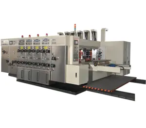 MJKM 950 1226 Automatic Flexo Printing &Flexo Folder Gluer - Roll Transfer Strapping machine (FFG)