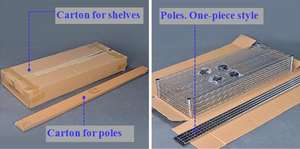 Étagère de Cuisine Réglable à 4 Niveaux 60 X 35 X 140 cm, Rangement <span class=keywords><strong>DIY</strong></span> en Fil Métallique, Rack Métallique Économique avec Bonne Visibilité - Product Image 6