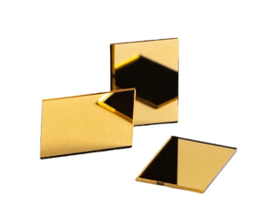 Sản Xuất Tùy Chỉnh Quang Học 0.55Mm Hồng Ngoại Xa Ánh Sáng Cao Phản Quang Vàng Au Gương - Product Image 5