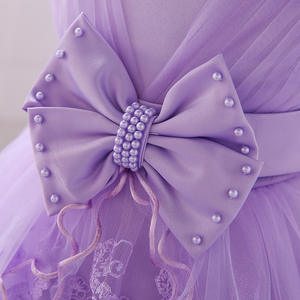 Vestidos de Princesa para Niñas, Vestidos de Fiesta Infantiles, Vestido de Tul con Flores para Niña, Fabricante Chino - Product Image 5