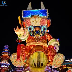 CCFL61中国の旧正月ウサギ動物ランタン装飾照明付き動物ランタンフェスティバル
