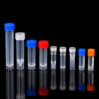 Tube cryogénique de 1,8 ml en PP avec bouchon à vis, autoportant, pour congélation et stockage d'échantillons en laboratoire
