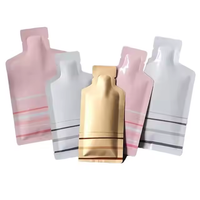 Sachets plats refermables à 3 soudures latérales en aluminium de 3 ml, 5 ml, 10 ml pour échantillons de parfum, lotion, crème, poudre, cosmétiques et testeurs