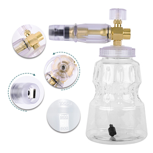 Máy Tạo Bọt Tuyết Trong Suốt Máy Rửa Công Suất Vòi Phun Bọt Cao Su Máy Tạo Bọt Xà Phòng Áp Lực Cao Với Chai Miệng Lớn - Product Image 3
