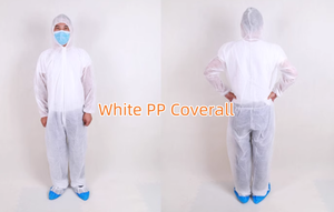 Combinaisons protectrices jetables en polypropylène <span class=keywords><strong>du</strong></span> <span class=keywords><strong>peintre</strong></span> contre les éclaboussures de liquide léger et les poussières dangereuses - Product Image 5