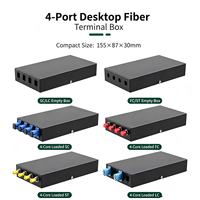 Boîtier terminal optique rotatif mini ODF FTTH 1U/2U UPC 4-12 ports 24 fibres LC/SC, montage en rack, panneau de brassage 72 ports câblé LAN