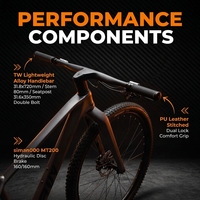 Leistungsstarkes 12,1 KG Carbon XC Mountainbike mit SRAM 12-Gang-Schaltung, Aluminium-Luftfederung, Hydraulischer Bremse und 148mm Boost