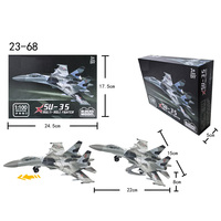 Avion de chasse F-35 de l'armée de l'air à l'échelle 1/72/100, jouet militaire, modèle d'avion pour enfants, avion bombardier, blocs de construction