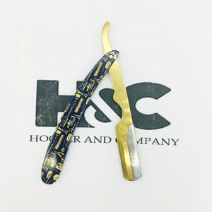 Wholesale Barber <b>Razors</b> Sustainable Mink Stainless Steel Shaving Barber <b>Straight</b> <b>Razor</b> for Men Blade Changeable Logo Offer - Product Image 6