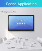 Cintoe 75 pouces ir écran tactile interactif écran plat numérique tableau blanc intelligent pour les enfants apprenant la vidéoconférence