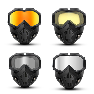 Lunettes de protection UV <span class=keywords><strong>pour</strong></span> casque de moto tout-terrain, <span class=keywords><strong>masque</strong></span> facial de sécurité <span class=keywords><strong>pour</strong></span> pilote, lunettes de moto, <span class=keywords><strong>masque</strong></span> anti-poussière en PC <span class=keywords><strong>pour</strong></span> moto tout-terrain - Product Image 5