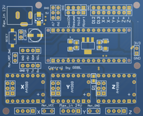 Placa de Control CNC para Arduino Nano, 3 Ejes, Controlador de Motor Paso a Paso A4988 DRV8825, Compatible con Módulo de Control GRBL 7-12V para Grabado - Product Image 2