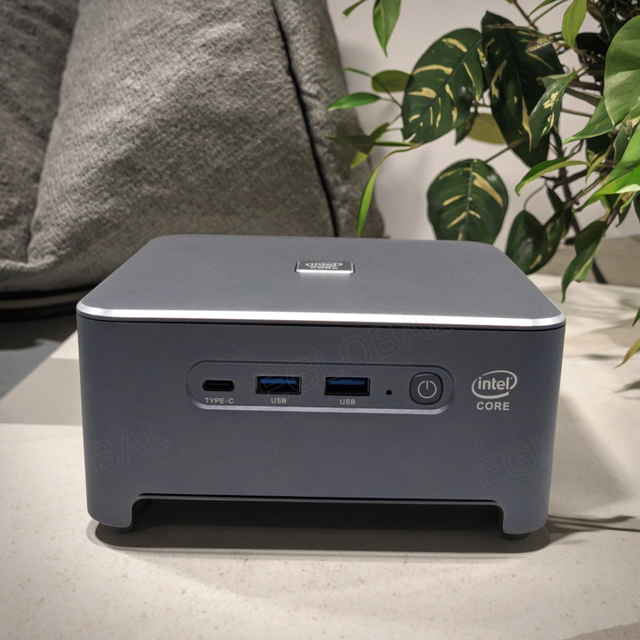 EGlobal Small Mini PC AMD Ryzen 5000 Series R3-5300U Quad Core with HD+DP+Type-C Triple Display DDR4 15W Win10/11 LAN 6xUSB 2LAN