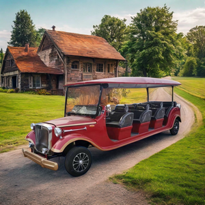 Bán Buôn Tùy Chỉnh 14-Chỗ Ngồi Cổ Điện Cổ Điển Xe Chất Lượng Cao Cổ Điển Tham Quan Xe Buýt Và Xe Nhà Máy Sản Xuất Trực Tiếp - Product Image 2