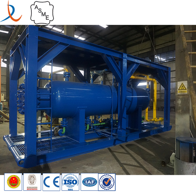Well test Equipment Three Phase Oil Gas Water Filter Separator with High Efficiency
