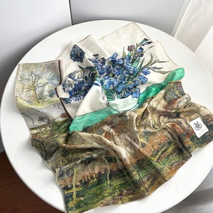 ผ้าพันคอไหม Nayue Silk Friends ผ้าไหมแท้ 100% ลายดอกไม้ ผ้าพันคอหรูหราสำหรับผู้หญิง เครื่องประดับแฟชั่น ฤดูใบไม้ผลิ 2026 - Product Image 2