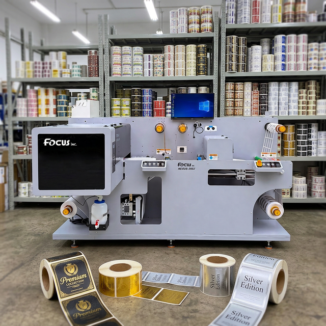 Full Color Digital Label Printer for Custom Bottle and Food Packaging Stickers