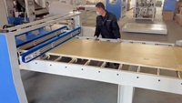 Machine de laminage automatique à colle thermofusible PUR pour panneaux MDF, contreplaqué, PVC, papier adhésif, film haute brillance/PVC/PET