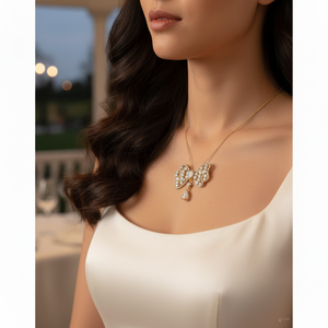 Squisiti orecchini in oro giallo con diamanti geometrici alla moda per migliorare il fascino del viso e la bellezza per l'impegno - Product Image 3