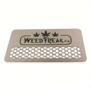 Grattoir à cartes en métal personnalisé en acier inoxydable, ouvre-bouteille de cigarette avec trou perforé, merci pour votre carte de petite entreprise - Product Image 5