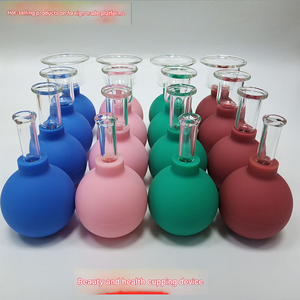 Ensemble de 4 ventouses en verre pour thérapie par ventouses, massage corporel et facial, anti-<span class=keywords><strong>cellulite</strong></span>, soulagement de la douleur - Product Image 6