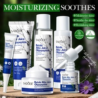 Produits de soin de la peau SADOER, kit de soin de la peau raffermissant au collagène éclaircissant, 6 pièces, hydratant, acide salicylique, kit d'élimination de l'acné