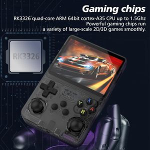 R36S 64GB 128GB Retro Cầm Tay Trò Chơi Giao Diện Điều Khiển Có Độ Nét Cao IPS 3.5-Inch Màn Hình Với Arcade Trò Chơi Cần Điều Khiển - Product Image 3