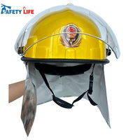Casque d'incendie, casque de sécurité, casque de sécurité industrielle de construction, casque de pompiers, équipement de lutte contre l'incendie casque de lutte contre l'incendie