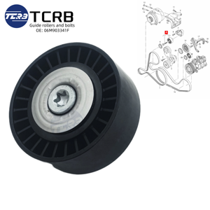 Connexion et fixations d'un rouleau de guidage et d'un boulon 06M903341F pour Audi A6 A7 A8 Q7 Q8 S6 S7 3.0T - Product Image 5