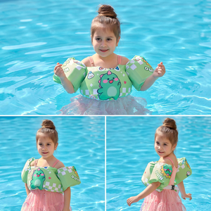 Gilet di galleggiamento per bambini a tema cartone animato, salvagente per neonati, maniche galleggianti per il nuoto, attrezzatura per sci nautico - Product Image 2