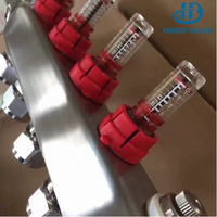 Collecteur de distribution d'eau en laiton moderne HuiBo avec régulateur de débit pour appartement, salon, chauffage par le sol - Durable