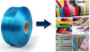 Filament torsadé FDY en polypropylène, couleur naturelle, multifilament pour la production de cordes et de sangles - Product Image 3