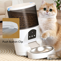 Comedero Automático para Mascotas con Cámara HD, Gran Capacidad, Dispensador de Comida Programable para Perros y Gatos, Suministros Inteligentes para Mascotas