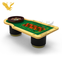 Table de jeu de roulette de casino verte de luxe YH Table de roulette professionnelle de maison moderne avec des jambes