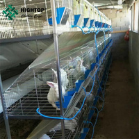 Cages d'Élevage de Lapins en Fil d'Acier Doux Q235 à Haute Résistance pour Fermes au Kenya