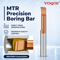 Fraise à rainurer en T à coins arrondis en carbure monobloc 4 dents pour usinage CNC de métaux