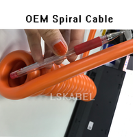 Lskabel Câble spiralé PUR TPU hautement flexible pour équipement de manutention et outils électriques