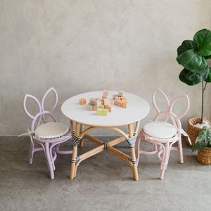 Silla Infantil de Ratán Hecha a Mano, Ecológica y Moderna, Regalo de Cumpleaños Seguro para Uso en Parques y Hoteles, Asiento Natural Tejido a Mano - Product Image 6