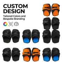 Sangle de pied de planche de surf personnalisable de qualité supérieure, coussinet de traction alvéolé ventilé pour Efoil et Kiteboard, fixations avec amorti de sécurité