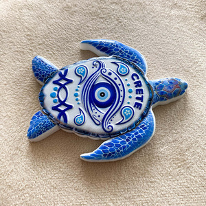 Ojo de Diablo Griego de Resina, Decoración para Refrigerador, Pintado en 3D, Magnético, 5-7cm, Souvenir Turístico, Bonito - Product Image 4