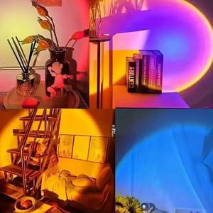 1 Lámpara de Proyección de Atardecer Vibrante - Espectro de 16 Colores, Control Remoto USB, Luz LED Dinámica que Cambia de Color - Crea un Ambiente Cálido en el Hogar - Product Image 5