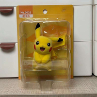 XX Ensemble de 2 boules de rangement en plastique 2-en-1, figurine de personnage de dessin animé à collectionner en boîte mystère avec personnage d'anime transformable