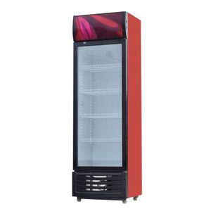 198L China Factory Seller Commerical Double Glass Door Beverage Cooler Refrigirated Showcase LC-198 Refrigirated Showcase - Product Image 5