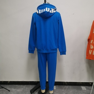 Custom Breathable 500 Gsm Applique Patch <b>Embroidery</b> Winter Jogger Tracksuits Acid Wash Sun Faded Flared Hoodie Sweatpants <b>Set</b> - Product Image 3