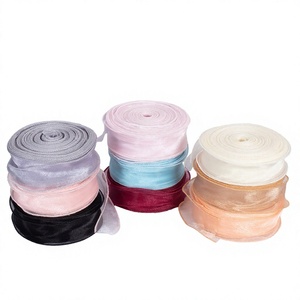 Ruban en tulle léger Evergreenwrap de 4 cm, en rouleau, pour emballage floral, accessoires pour cheveux <span class=keywords><strong>et</strong></span> décoration de cadeaux - Product Image 1