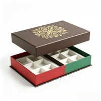 Maßgefertigte Hochwertige Business-Style Luxus-Schokoladengeschenkbox mit Prägung Premium Leere Box für Sonderanfertigungen